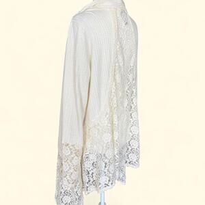 Knox Rose Coquette Fairy Lace Drape Cardigan